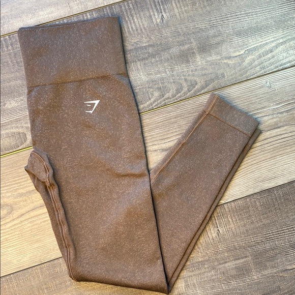 Gymshark Brown High-Waisted Leggings - Picture 1 of 6